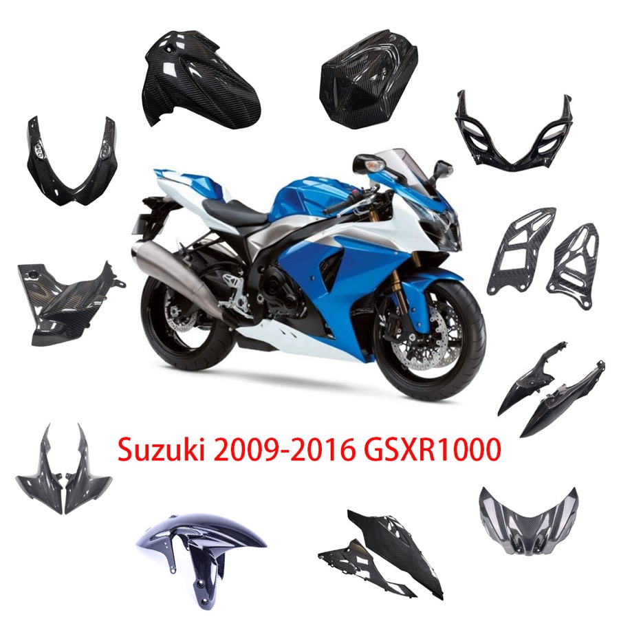 Suzuki GSX-R1000 | 2009-2016 3K Twill Carbon Fiber Parts
